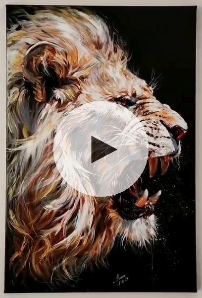 ArteDiAlina.com painting: Alpha Male